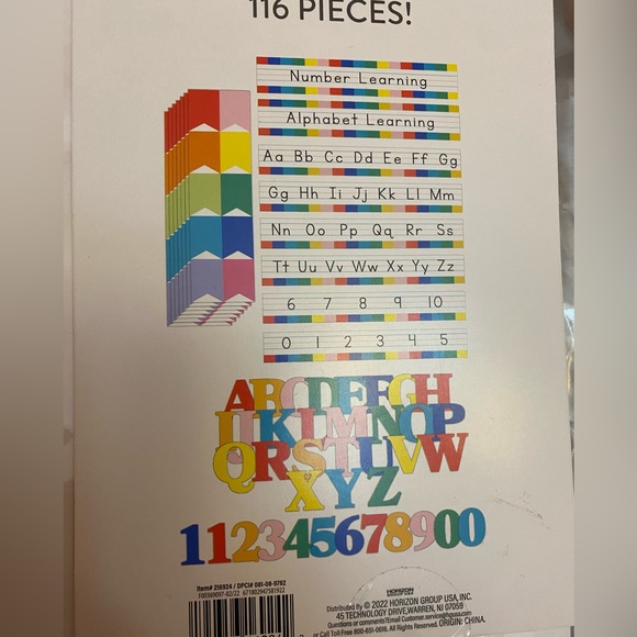 New in package 116 Piece Teacher Classroom Decor Pack - Picture 4 of 5